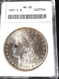 1881-s MS 63 Morgan dollar