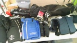 Assorted hockey gear