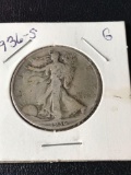 1936-s, 1937-s , 1944 Liberty half dollars