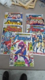 Lot of seven Marvel comic books