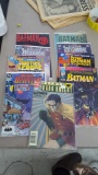 9 assorted DC comic books