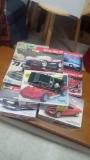 9 model car kit boxes