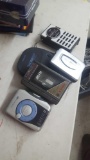 Tape players CD player and AM FM radio