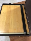 Portable drafting table in carry case