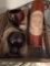Newberry wine decanter and cups in wooden box
