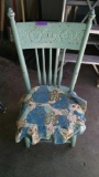 Vintage painted chair