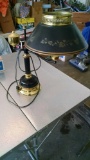Metal shade lamp