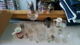 Collection of Steins, shot glasses, and mugs