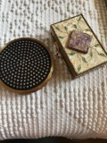 Vintage compact and pillbox