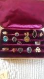 15 costume jewelry rings