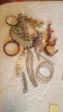 Costume jewelry bracelet lot