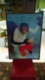Framed picture of monkey