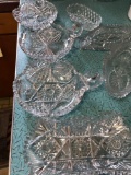 Cut glass candy dishes