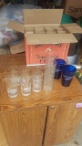 12 Michelob glasses and other miscellaneous