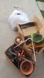 Outside gardening tools and miscellaneous
