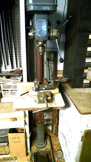 Chicago 5-speed heavy duty drill press