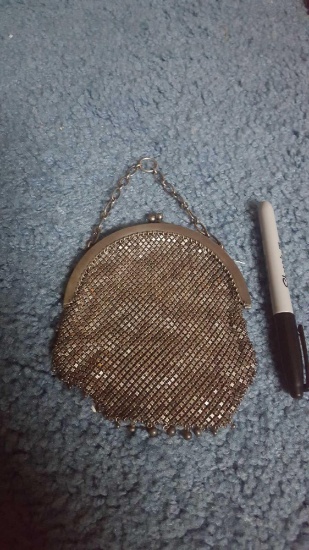 Vintage Sterling mesh purse