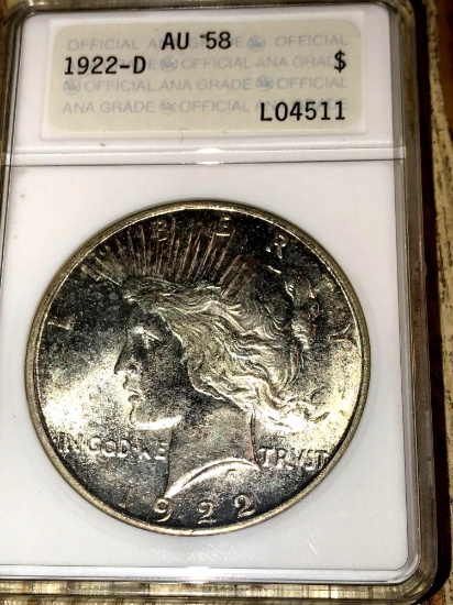 1922-D Peace Silverdollar