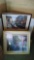 Two 34 by 30 framed pictures