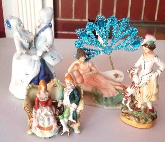 Lot of Four Ceramic Knick Knacks