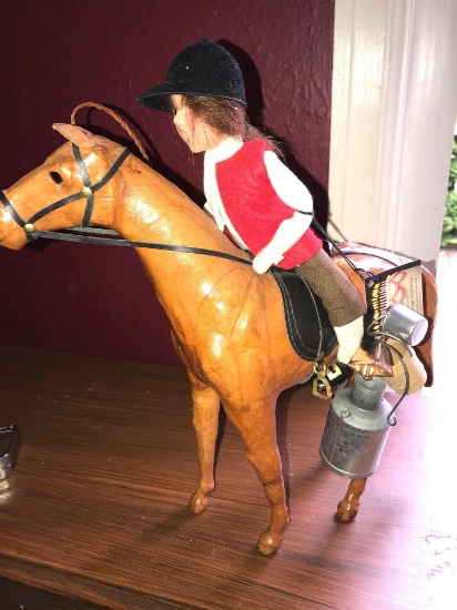 30th birthday addition Byers doll on horse