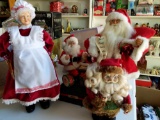 Santa and Mrs. Claus figurines
