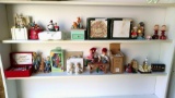 Assorted lot of knick-knacks including Linus push-ups