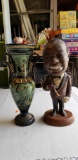 Louis Armstrong Statue and Vase