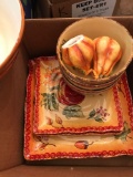 Fall serving dishes