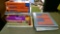 Lot of cookbooks and Sotheby's magazines