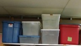 6 totes with lids