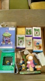 Lot of keepsake Easter ornaments and Easter decorations