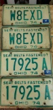 1975 Ohio License Plates