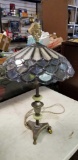 Vintage Lead Glass Lamp