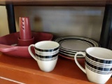 Misc dishware and bowl