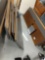 Assorted wood gray desk tops