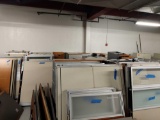 Metal and glass cubicle parts and walls