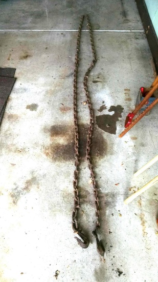 16 ft long chain with hooks