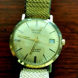 Longines Admiral 5 star watch 1970's gold filled