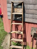 6ft wooden ladder. Hatchet
