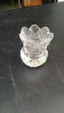 2 inch cut glass toothpick holder