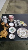 Assorted glassware and Deco items see pictures