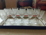 Set of 10 B&B glasses imported from France