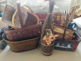 Assortment of decorative baskets