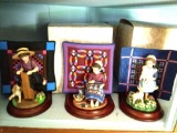 3 Amish Heritage Collection figurines