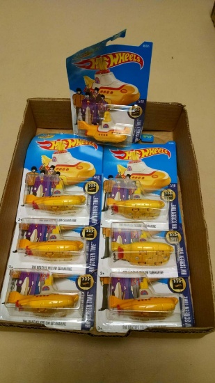 The Beatles Yellow Submarines by Hot Wheels