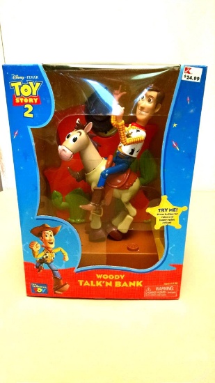 Toy Story Woody talking Bank