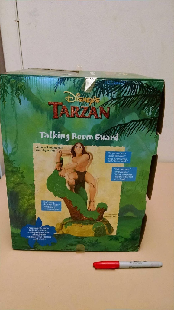 Disney Tarzan talking room guard | Art, Antiques & Collectibles Toys |  Online Auctions | Proxibid