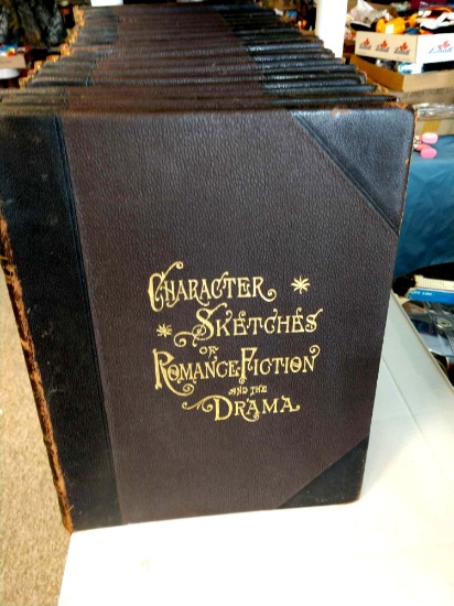 Character sketches of romance fiction and drama copyright 1902 16 volumes