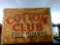 Cotton club wood advertising crate